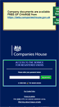 Mobile Screenshot of direct.companies-house.gov.uk